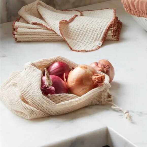 NWT Coyuchi Conserve Organic Produce Bags (100% Organic Cotton, SET of 3) - Picture 12 of 12